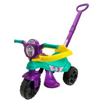 Carrinho De Passeio Infantil Kids Motoca Triciclo Com Empurrador E Proteção Até 25Kg Unissex 2 Em 1
