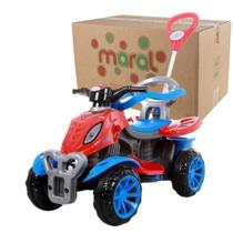 Carrinho de Passeio Infantil Quadriciclo Spider Haste Pedal