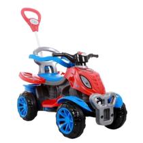 Carrinho de Passeio Infantil Quadriciclo Spider Haste Pedal