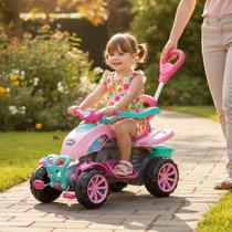 Carrinho De Passeio Infantil Seguro Divertido Quadriciclo Menino Menina Diversas Cores