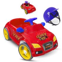 Carrinho de Passeio Infantil Spider a Pedal Com Capacete