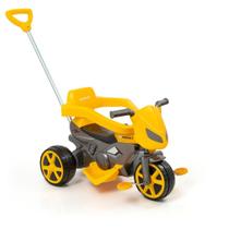 Carrinho de Passeio Infantil Triciclo com Pedal Haste Rider Bebê Criança - Usual Brinquedo