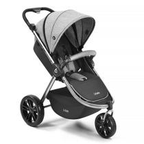 Carrinho de Passeio Jogger Sway 3 Rodas 0 a 15kg Preto e Cinza Litet BB373 - Multikids