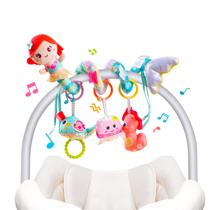 Carrinho de passeio Koty Carseat Toys Hanging Blue Mermaid 0-6 meses Carrinho de passeio Koty Carseat Toys Hanging Blue Mermaid 0-6 meses