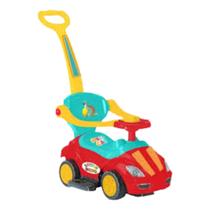 Carrinho De Passeio Mega Car Com Empurrador Homeplay