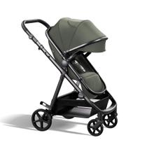 Carrinho de passeio Mompush conversível 2 em 1 com berço e assento de carro