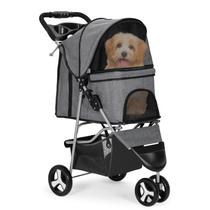Carrinho de Passeio MoniBloom para Pets - 3 Rodas - Cães e Gatos Pequenos e Médios Carrinho de Passeio MoniBloom para Pets - 3 Rodas - Cães e Gatos Pequenos e Médios