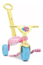 Carrinho de Passeio ou Pedal Triciclo Infantil Tchuco Unicórnio com Haste - Samba Toys