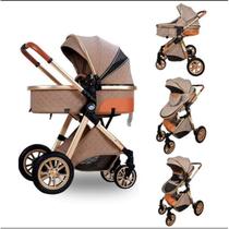 Carrinho de passeio p/ bebe 6 em 1-modelo europeu c/moises reversivel-conforto e luxo carrinho ares plus:ares plus rosê Carrinho de passeio p/ bebe 6 em 1-modelo europeu c/moises reversivel-conforto e luxo carrinho ares plus:ares plus rosê