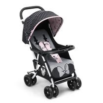 Carrinho de Passeio P/Bebê Tipo Berço Buggy Minnie Multikids