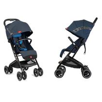 Carrinho de Passeio Para Bebê Premium QBIT All Terrain Blue Night GB 0 à 15 Kg Tecnologia Alemã - Azul Ultra Compacto