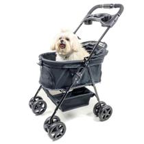 Carrinho de passeio para Pet, animal de estimação, cachorro, cão, gato de pequeno porte até 15Kg