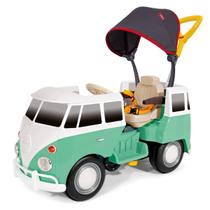 Carrinho De Passeio/Pedal Infantil Policar Kombus Com Empurrador Poliplac - 02 Porta Copos