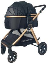 Carrinho De Passeio Pet Europeu Golden Club 3Em1 - Club Baby