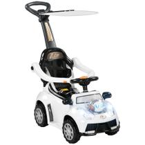Carrinho de Passeio Qaba 3 em 1 com Música Branco Carrinho de Passeio Qaba 3 em 1 com Música Branco