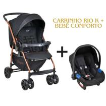 Carrinho de Passeio Rio K Infantil + Bebê Conforto Travel System - BurigottoBurigotto