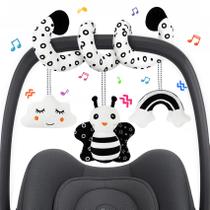 Carrinho de passeio Toy TSYAN Car Seat para bebês 0-6m preto branco