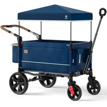 Carrinho de passeio Wagon EVER ADVANCED com zíper lateral para 2 crianças azul