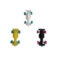 Carrinho de Plástico Colorido Fórmula 1 - 10 Unidades - Mini Toys
