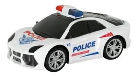 Carrinho De Policia Com 3 Luzes Led E Som Brinquedo Carro - Alinee