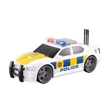 Carrinho de Polícia de Fricção com Luz e Som - City Service - Branco - 1:16 - Yes Toys