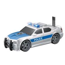 Carrinho de Polícia de Fricção com Luz e Som - City Service - Prata - 1:16 - Yes Toys