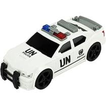 Carrinho de Polícia Mega City Com Luz e Som - BBR Toys
