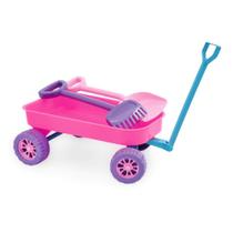 Carrinho de Praia Baby Love com Acessórios Cores Sortidas Brinquedo Infantil Usual Brinquedos - 383 Carrinho de Praia Baby Love com Acessórios Cores Sortidas Brinquedo Infantil Usual Brinquedos - 383