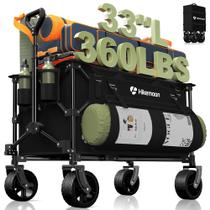 Carrinho de praia dobrável HIKEMOON 150L dobrável 360 kg preto