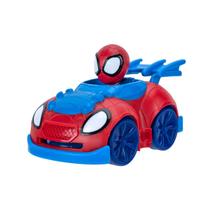 Carrinho de Roda Livre e Lança Disco - Spidey and His Amazing Friends - Spidey - Sunny