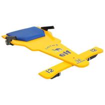 Carrinho de Rolimã F1 Lotus Amarelo em MDF Carrinho de Rolimã F1 Lotus Amarelo em MDF