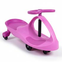 Carrinho De Rolimã Infantil Ginga Car Movimento Manual 360 Infantil Cor Rosa