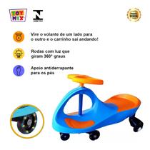 Carrinho de Rolimã Infantil Ginga Car Movimento Manual Azul - Toy Mix