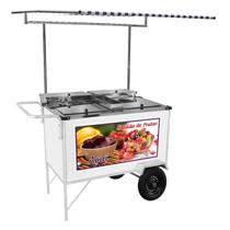 Carrinho de Salada de Frutas Açaí Luxo com Toldo Cefaz