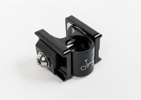 Carrinho de selim Brompton Pentaclip preto - QPENTACLIPA-BK Carrinho de selim Brompton Pentaclip preto - QPENTACLIPA-BK