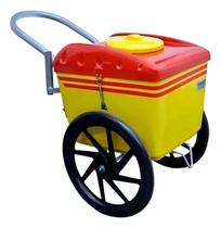 Carrinho De Sorvete 300 Picolés T350 Thermototal Amarelo e Vermelho Carrinho De Sorvete 300 Picolés T350 Thermototal Amarelo e Vermelho