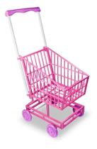 Carrinho De Supermercado Infantil Boneca Rosa Supermarket