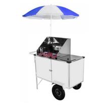 Carrinho de Tapioca com Guarda Sol e Rodas Pneumáticas Cefaz