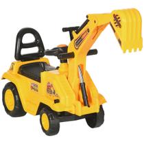 Carrinho de tração Ride On Excavator HOMCOM Kids Digger Truck 18M+