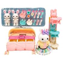 Carrinho de Trigêmeos Casinha Feliz - ZP01378 - Zoop Toys Carrinho de Trigêmeos Casinha Feliz - ZP01378 - Zoop Toys