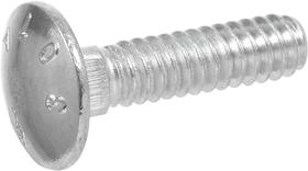 Carrinho de zinco Bolt Hillman de 1/4 x 5 cm, pacote com 100 Carrinho de zinco Bolt Hillman de 1/4 x 5 cm, pacote com 100