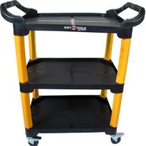 Carrinho Detailers Com 3 Plateleiras Sigma Tools Cor Amarelo Carrinho Detailers Com 3 Plateleiras Sigma Tools Cor Amarelo