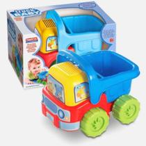 Carrinho Didático 27Cm Brinquedo Interativo Infantil Criança caminhão brinquedo aprenda brincando