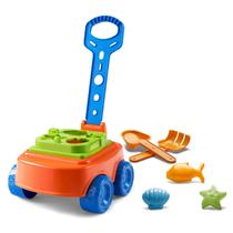 Carrinho Didático Infantil De Empurrar E Puxar Para Praia Carrinho Didático Infantil De Empurrar E Puxar Para Praia
