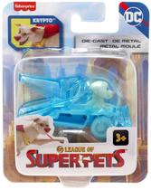 Carrinho Die Cast DC Super Pets Nave Espacial Krypto Mattel