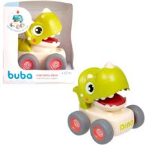 Carrinho Dino Com Fricção E Apito Verde Bebê 12M 17243 Buba