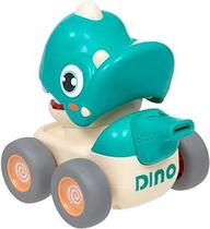 Carrinho Dino Com Friccao E Apito Verde Esc. - Buba