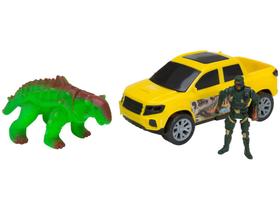 Carrinho Dino Park Adventure Samba Toys - com Acessórios
