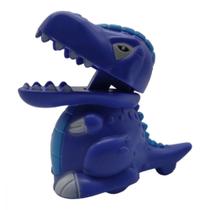 Carrinho Dino T-rex Azul Aperta e Anda - Bbr R3008 Carrinho Dino T-rex Azul Aperta e Anda - Bbr R3008