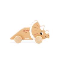 Carrinho Dinocar Sortido, da Janod - Brinquedo de Madeira de Dinossauro - Cód. J05829 Carrinho Dinocar Sortido, da Janod - Brinquedo de Madeira de Dinossauro - Cód. J05829